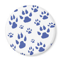Paw prints galore magnets by KanweieneaKreations Paw prints galore magnets