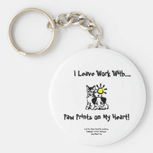 Paw Prints Keychain