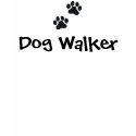 Paw Prints logo, Dog Walker - t-shirts