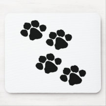 Paw Prints Mouse Pad