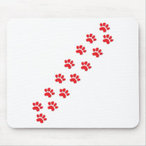 Paw Prints mousepads