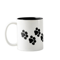 Paw Prints mugs by bonfire46 Paw Prints mugs