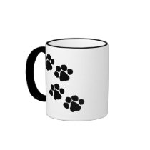 Paw Prints Coffee Mugs