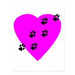 Paw Prints on my Heart - Pink