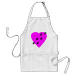 Paw Prints on my Heart - Pink Apron