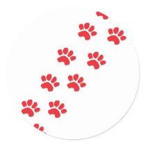 Paw Prints stickers
