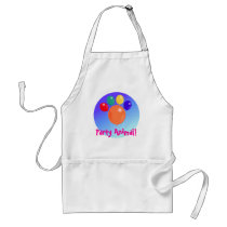 Paw-shaped balloon bouquet_Party Animal apron aprons
