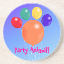 Paw-shaped balloon bouquet_Party Animal coaster coasters