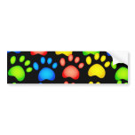 Paw Wallpaper Bumper Sticker