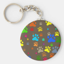 Paw Wallpaper Key Chain