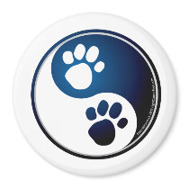 Paw Ying Yang magnets