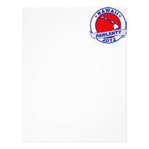 Pawlenty - hawaii customized letterhead