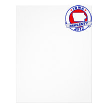 Pawlenty - iowa letterhead design