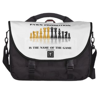 Pawn Promotion Is The Name Of The Game Bags For Laptop
