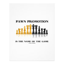 Pawn Promotion Is The Name Of The Game Personalized Letterhead
