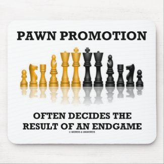 Pawn Promotion Often Decides The Result Endgame Mouse Pad