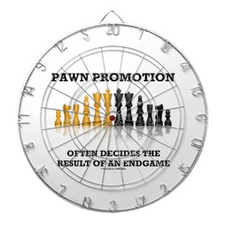 Pawn Promotion Often Decides The Result Of Endgame Dart Board