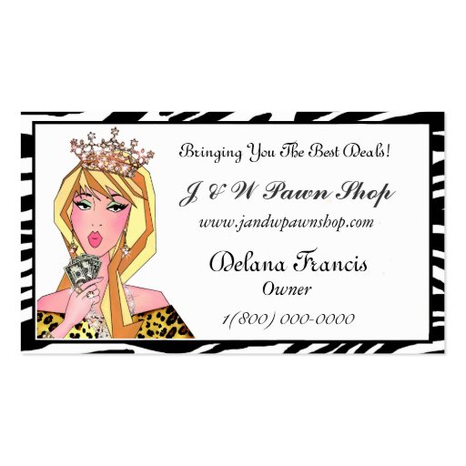 Pawn Shop Business Cards Zazzle