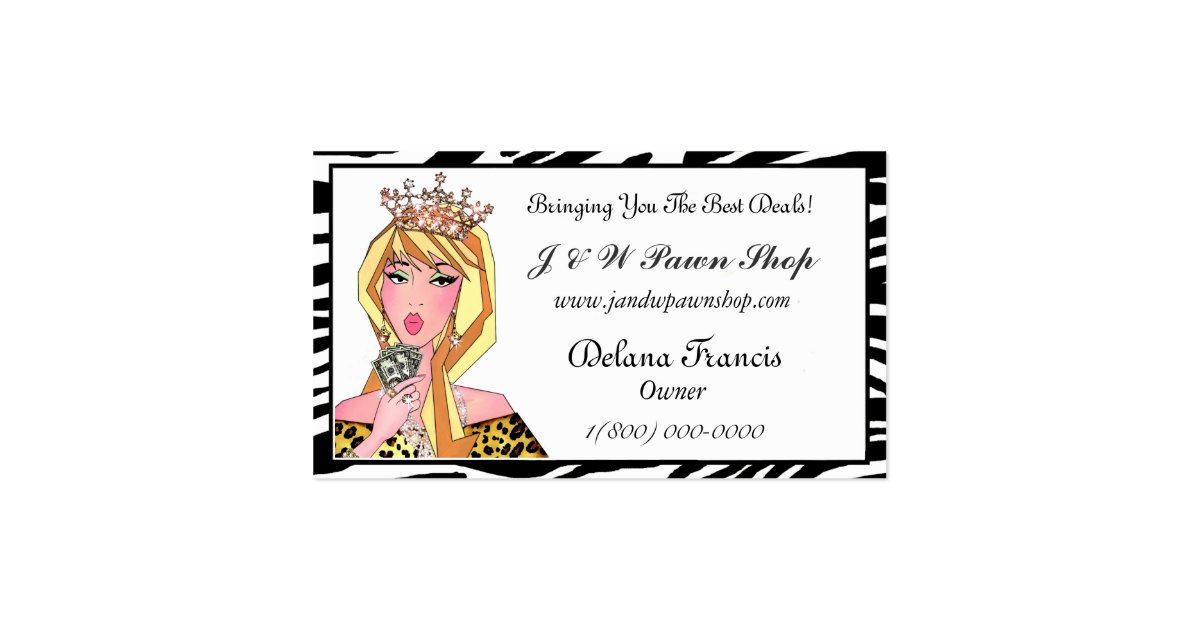 Pawn Shop Business Cards Zazzle
