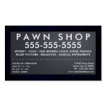 pawn shop : electric sign business card templates
