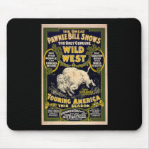 Pawnee Bill Shows Wild West mousepads by CircusArt Pawnee Bill Shows Wild West mousepads