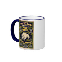 Pawnee Bill Shows Wild West mugs by CircusArt Pawnee Bill Shows Wild West mugs