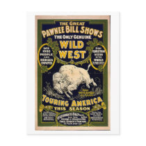 Pawnee Bill Shows Wild West postcards by CircusArt Pawnee Bill Shows Wild West postcards