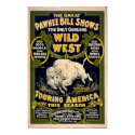 Pawnee Bill Shows Wild West posters