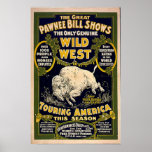 Pawnee Bill Shows Wild West Poster