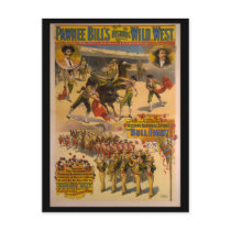 Pawnee Bill's Historic Wild West Poster postcards