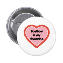 PawPaw is My Valentine Pins