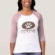 pawperty_dog_zazzle_back22 t-shirts by mudgestudios pawperty_dog_zazzle_back22 t-shirts