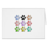Pawprint card