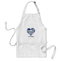 Pawprint Memorial Poem Aprons