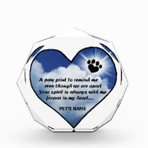 Pawprint Memorial Poem Awards