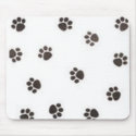 Pawprint mousepads