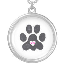 Pawprint necklace