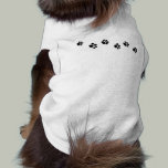 Pawprints Doggie T-shirt pet clothing