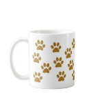 Pawprints Mug - Brown