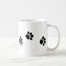 pawprintslarge mug