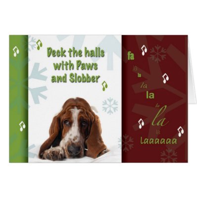 Paws and Slobber Greeting Card