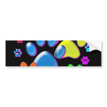 Paws Bumper Sticker