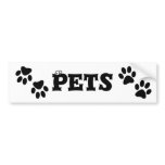 Paws Bumper Stickers