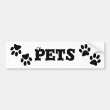 Paws Bumper Stickers
