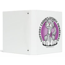 Paws for Crohn's Disease Cat binders by fightcancertees Paws for Crohn's Disease Cat binders