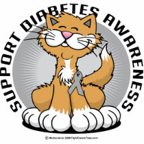Paws for Diabetes Cat photo sculptures by fightcancertees Paws for Diabetes Cat photo sculptures