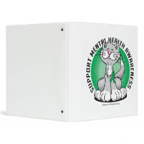 Paws for Mental Health Cat Vinyl Binder