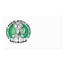 Paws for Mental Health Cat business cards
