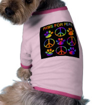 Paws for Peace pet clothing by maxbloch Paws for Peace pet clothing