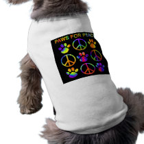 Paws for Peace pet clothing by maxbloch Paws for Peace pet clothing